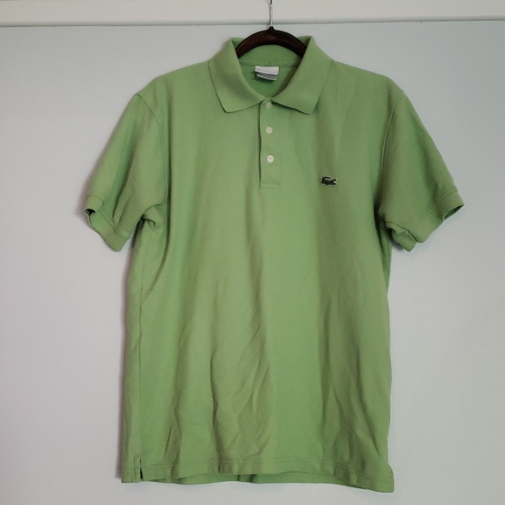 Lacoste green polo small